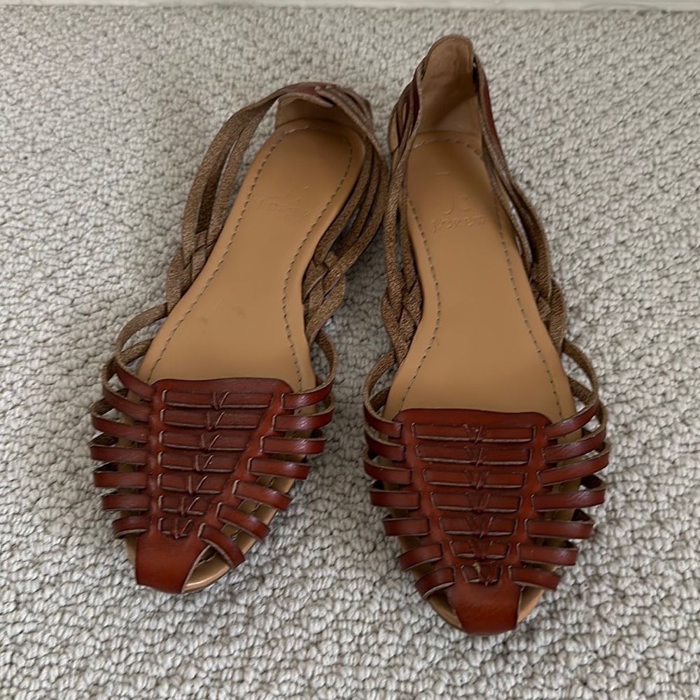 J Crew summer flats